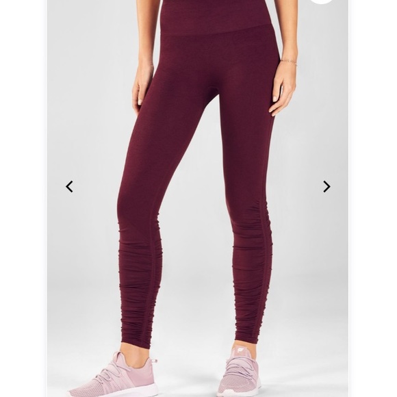 Fabletics Pants - Fabletics High-waisted Seemless Ruched Legging